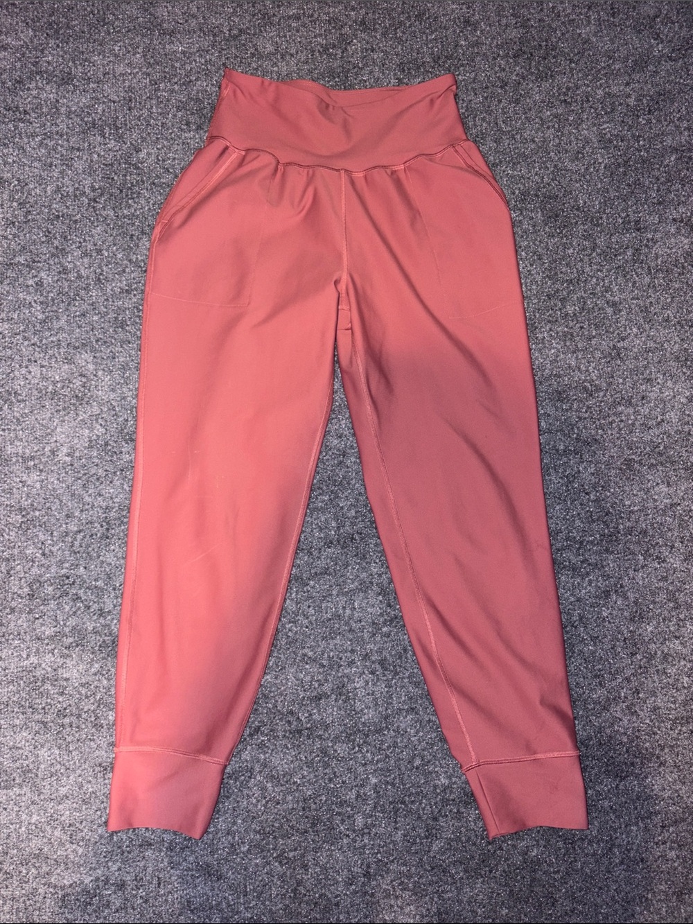 Old Navy Coral Pink High-Waist Jogger Pants